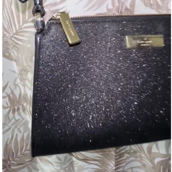 Kate Spade Sparkling Black glitter Crossbody Bag - Picture 6 of 7